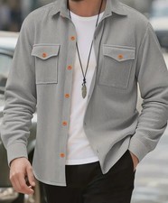 Herren Langarm Hemd, Größe M