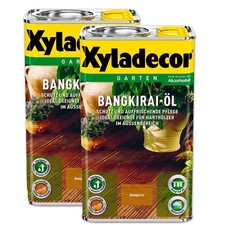 Xyladecor Bangkirai Öl Außen Holzöl Boden Terrasse Parkett 10 l