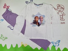 Schlafanzug Pyjama Frozen Anna und Elsa Größe 98/104 110/116 122/128