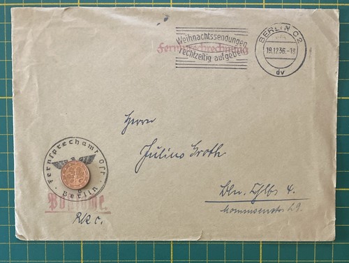 Brief stempel fernsprechamt - brief,
