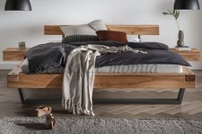 Schwebebett 180x200 Balkenbett Doppelbett Vollholz Buche massiv geölt