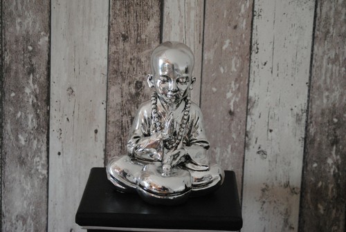 Buddha skulptur figur h23 cm - ,