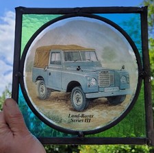 Glasmalerei Land Rover Serie 3