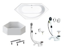 Acryl Eck Badewanne 145x145x50