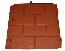 Kunststoff Dachziegel