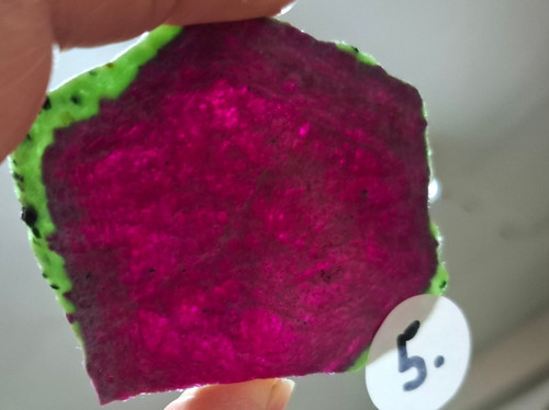 Rubin scheiben mineral - scheiben,