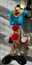 Clown Figur Murano Glas Vintage Italien ca. 22 cm