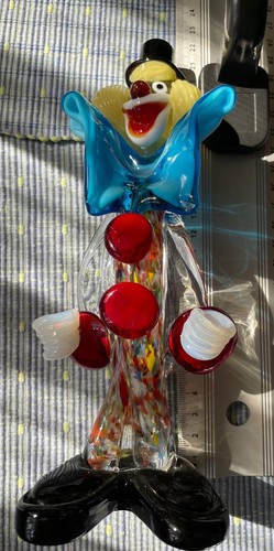 Clown figur murano glas - figur,