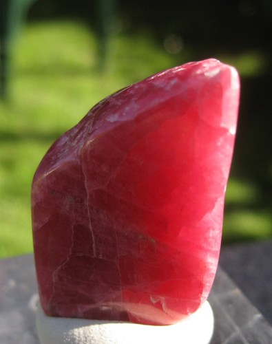 Rhodonit trommelstein - rhodonit,