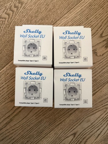 Shelly wall socket eu - 4x,