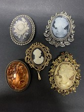 Kamee vintage brosche