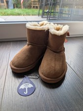 UGG Mini Baley Bow II Boots Kids Braun Kastanie Chestnut / NEU und TOP Gr. 32 13