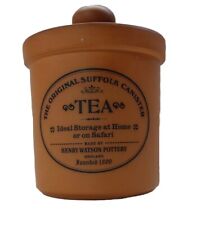 Henry Watson Pottery Original Suffolk Tea Kanister Ton Topf