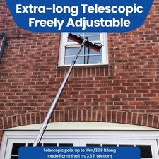 Waschbürste mit 11m Stange