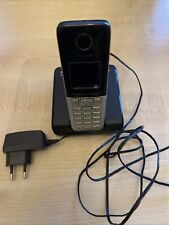 Siemens Gigaset C300 Mobilteil Telefon Silber Schwarz + Basisstation + Handbuch