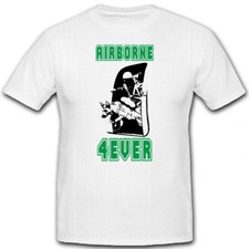 Airborne 4 EVER Fallschirmspringer mit Hund Fallschirm- T Shirt #6570