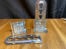 2 Bettverbinder für Mittelbalken Metallverbinder 4 Raststufen Einhängebeschlag