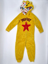 George Overall Jumpsuit Schlafanzug für Jungen mit Kapuze in Gr. 110 (4-5 J)