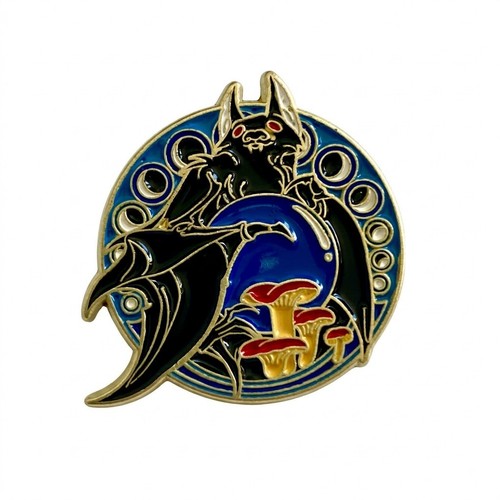 Emaille pin fledermaus - pin,