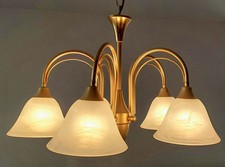 Kronleuchter Messingfarben 5 flammig