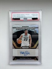 Tristan Da Silva Panini PSA10 Auto POP1 Magic NBA Rookie Card Wagner Schröder