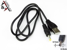 60cm USB Ladekabel Trekstor Volkstablet VT10416-1 SurfTab Wintron 10.1 3G #DC25