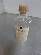 Glasflasche mit Maßtabelle von 10-50 cl  500ml  Klarglas,Sibona