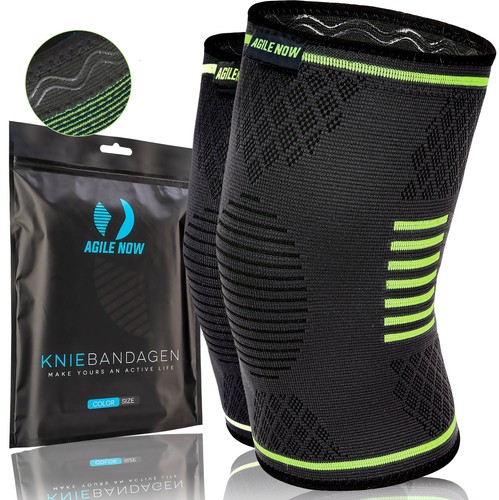 Agile now kniebandage green - now,