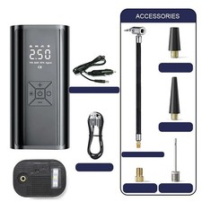 Lcd elektrische akku - akku, luftpumpe