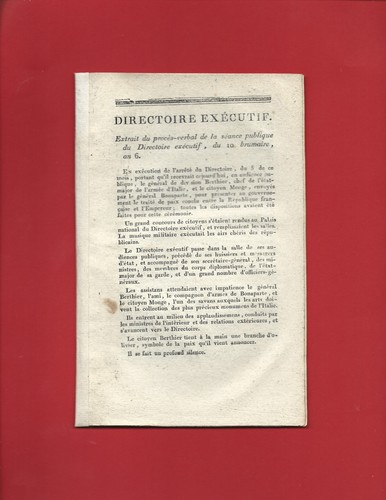 1798 revolution directoire - revolution, an