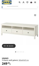 HEMNESTV-Bank, weiß gebeizt