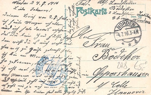 820103 feldpostkarte wk - dr,