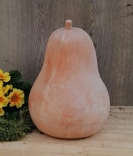 2.Wahl Deko-Birne 34 cm hoch aus Terracotta Garten Obst Landhaus Bauernhof