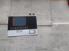 Bedienungsanleitung"Farb-Fernseher Colotron"Fernsehgerätewerke Stassfurt,m.Beil.