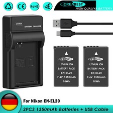 2× EN-EL20 Akku Für Nikon