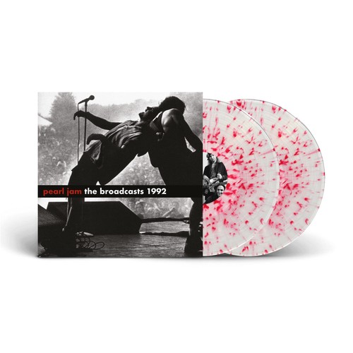 Pearl jam 1992 clear w - (clear, red