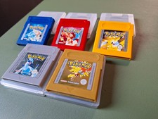 Nintendo Pokemon Game Boy Color, Spiele Sammlung Rot,Blau,Gelb,Silber,Gold.