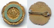 Schwesternbrosche : General Nursing Council for England & Wales - türkis emailli