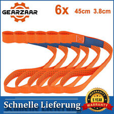 6x Motorrad Spanngurte 2000kg Zurrschlaufen Gurtschlaufen Doppelschlaufe Orange