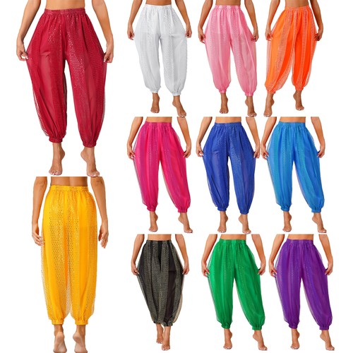 Damen chiffon bauchtanz hose - chiffon,
