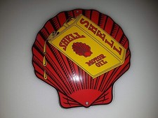 SHELL MOTOR OIL ROT PORZELLAN