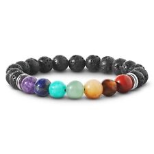 PURAJA One Chakra Armband aus echten Natursteinen | Premium Edelstein Armband