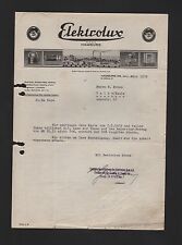 HAMBURG, Brief 1939, Elektrolux GmbH Staubsauger Waschmaschinen