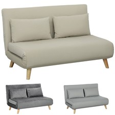 HOMCOM Schlafsofa 2-Sitzer
