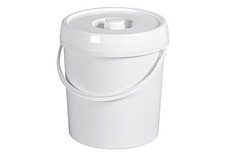 Lockweiler Windeleimer mit Deckel weiß 11 L