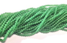 Jade grün Kugeln Perlen rund 4mm 1 Strang #9