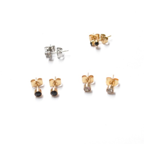 Edelstahl ohrstecker ohrringe - ohrstecker,