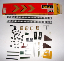 Faller Set 527 Papp Schachtel alt leer mit Geländer Profilen Treppen Fenstern ua