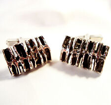 Original relo Manschettenknöpfe 925 Silber Modernist old Cufflinks / XX 708
