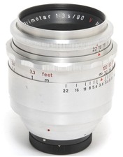 Meyer-Optik Primotar 3,5/80mm red V for Exakta mount